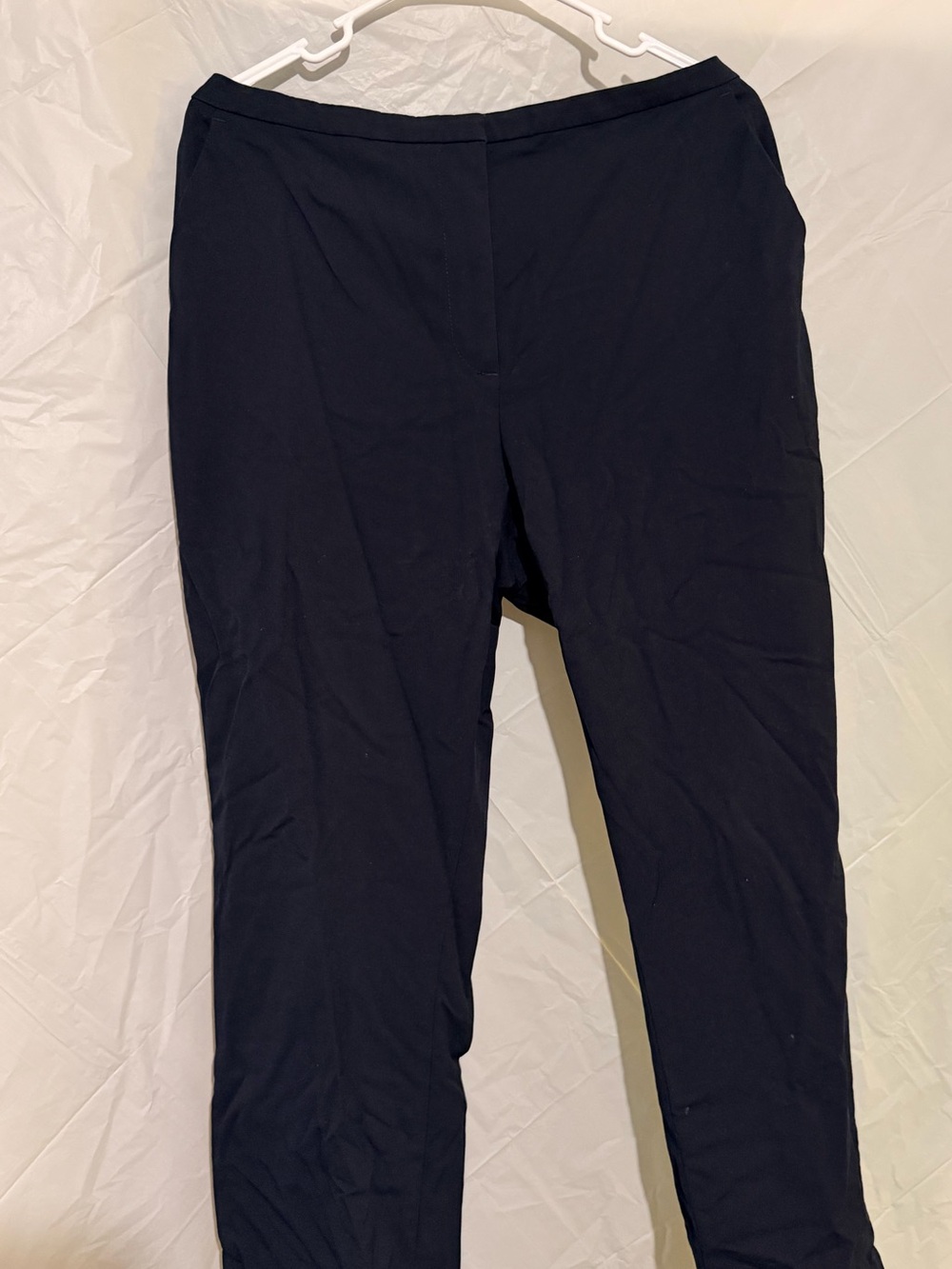 H&M Black Straight-Leg Pull-On Pants